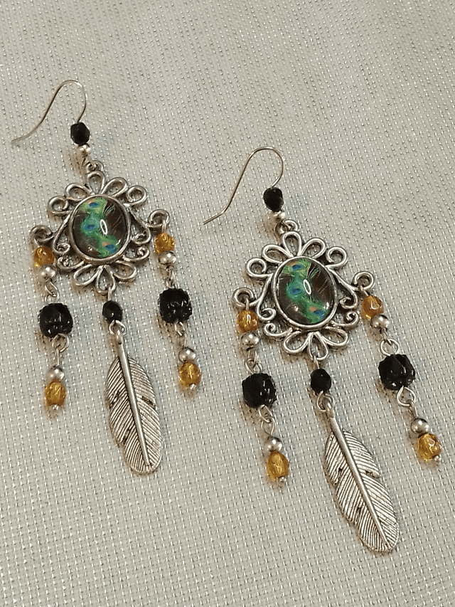 Boucles d'oreilles - PAON