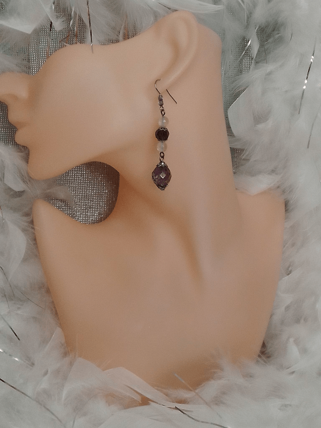 Boucles d'oreilles - VIOLLETTE