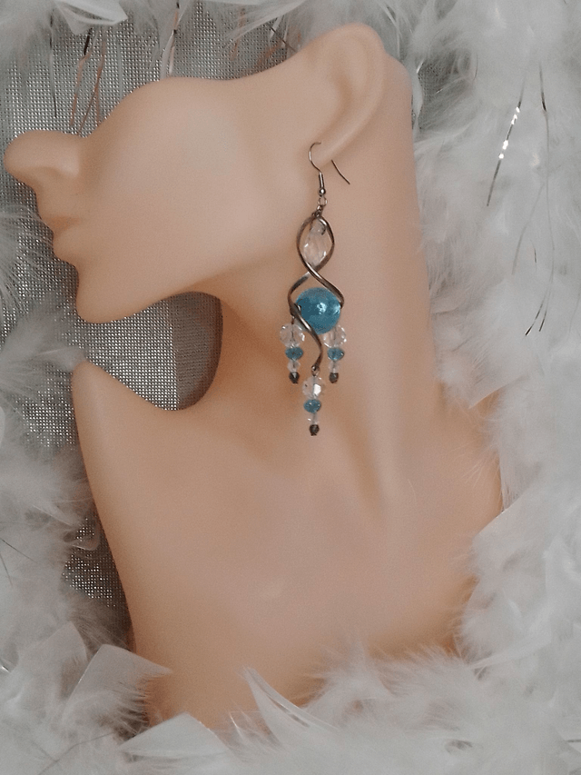 Boucles d'oreilles - REINE DES GLACES
